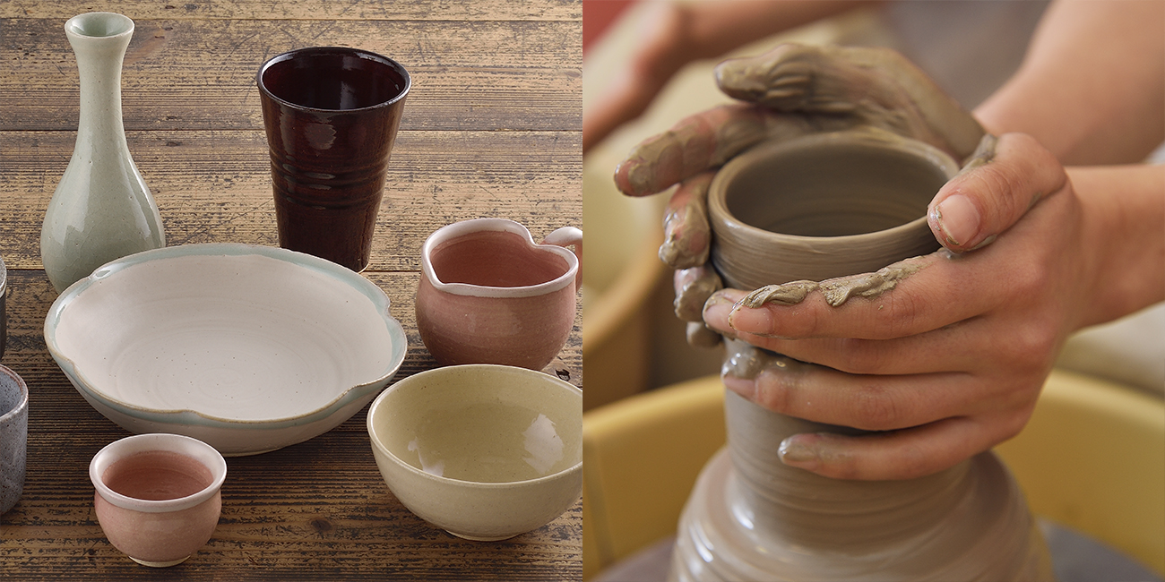 箱根の日帰り観光におすすめ 箱根クラフトハウスの手びねり陶芸体験 電動ろくろ陶芸体験